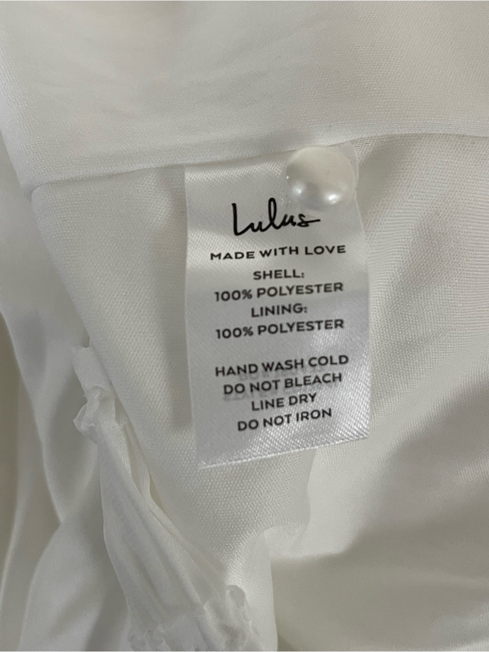 Lulus Exemplary Romance White Textured Backless Trumpet Maxi Dress XS NWT - Picture 7 of 11